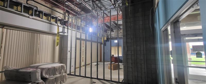 Framing and construction walls.