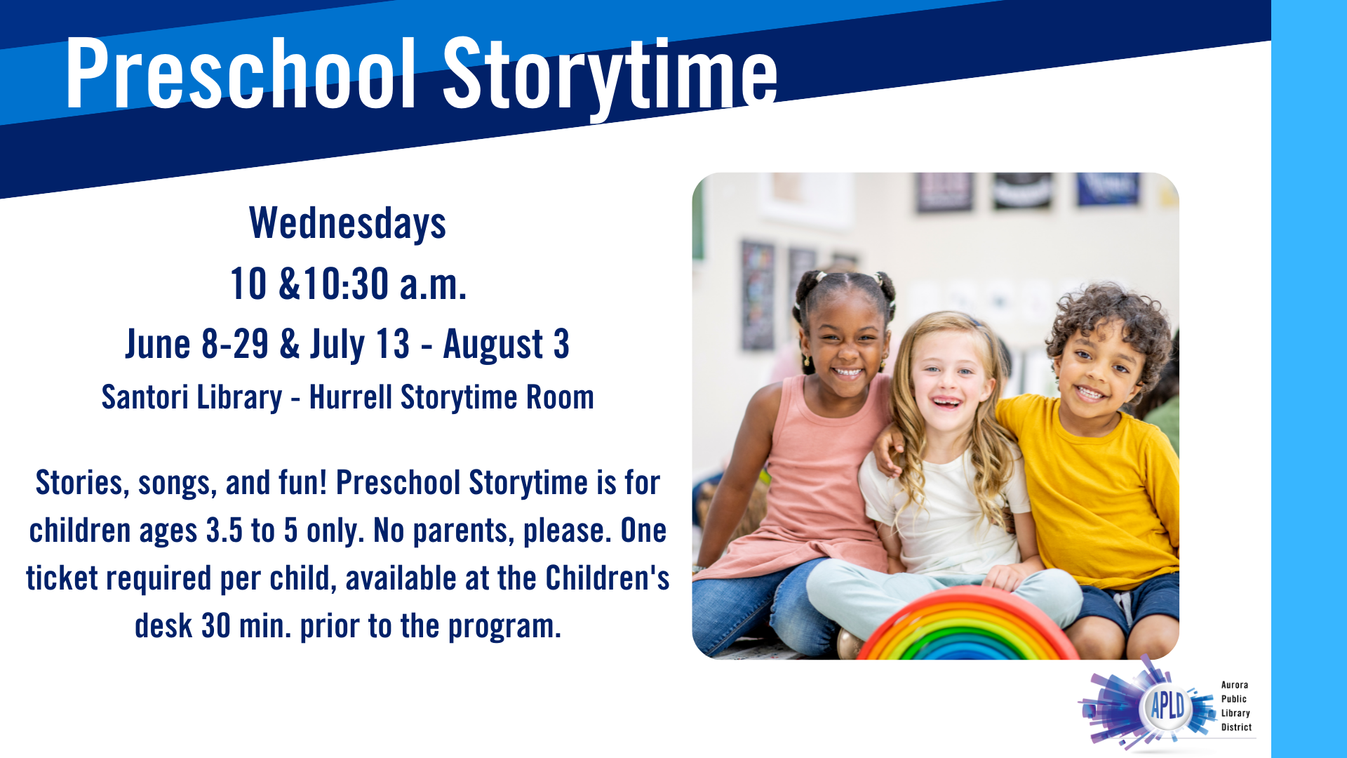 Preschool Storytime KCC Wednesdays